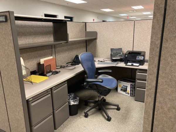 Used Herman Miller 8’ x 8’ Office Workstations - Image 3