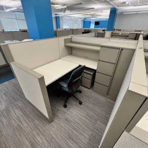 used steelcase 6' x 6' office cubicle