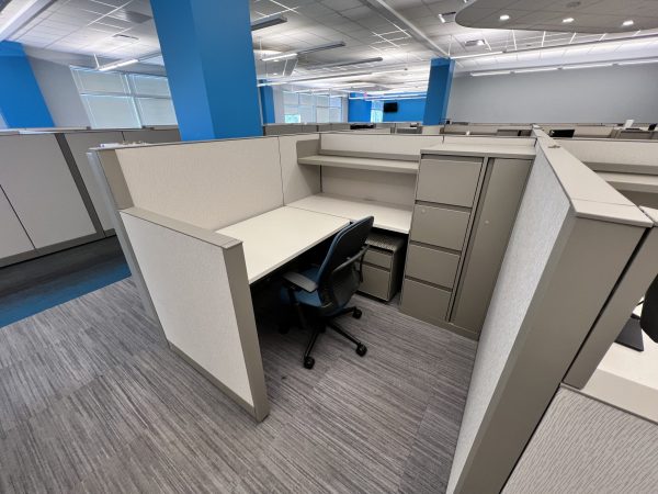 used steelcase 6' x 6' office cubicle