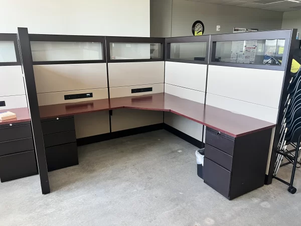 teknion 7'x7' used cubicles