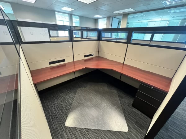 teknion 7'x7' used cubicles