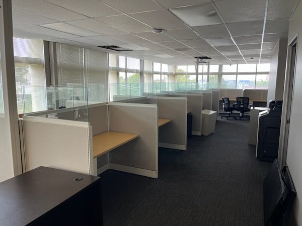 herman miller telemarketing used cubicle