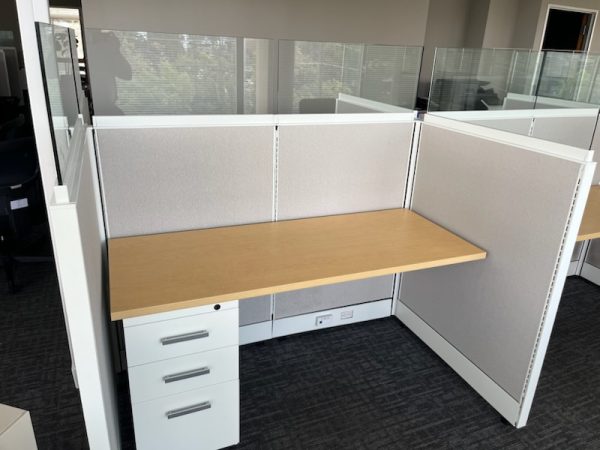 herman miller telemarketing used cubicle